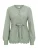 Only Maternity Gebreid vest ‘OLMKALLU’  pastelgroen
