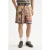 Scotch & Soda Printed Patchwork Cotton-poplin Loose Fit Bermuda Mountains