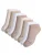 Yenita Sokken  beige / lichtbeige / brokaat / wit