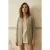 Oversized gestreepte blouse met knopen