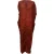 Rick Owens Arrowhead maxi-jurk in bruin cupro