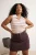 Trendyol Curve Dames Roze Gestreept Mouwloos Getailleerd Grote maten Blouses
