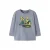 NAME IT MINI rechtvallende longsleeve met print – lichtblauw