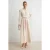 Trendyol Modest Dames Beige Effen Maxi Lang Casual Skater Modest Jurken