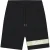 Malelions Men Captain Shorts | Black/Light Green