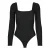 Dames bodystocking met geribbelde mouwen Urban Classics