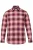 Men Plus Overhemd  rood / zwart / wit