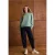 Teddy-sweatshirt met ritsdetails