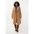 EsQualo Coat Long Boucle Camel