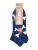 UNABUX Sokken  donkerblauw / bruin / oranje / wit
