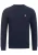 INDICODE JEANS Sweatshirt ‘Dash’  navy / cognac
