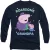 Peppa Pig Unisex volwassen roarsome opa varken t-shirt met lange mouwen