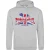 Lonsdale Hoodie voor heren met Union Jack-logo (Grijs)