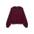 VERO MODA rechtvallend gebreid vest – donkerrood