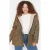 Trendyol Curve Dames Kaki Effen Lang Regular fit Grote maten Jassen