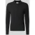 lindbergh Gebreide pullover van linnenmix met polokraag