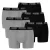 PUMA Boxershorts  grijs / zwart