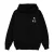 Disney Jongens Mickey Mouse Kickin Retro Borst Hoodie (Zwart)
