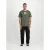 T-shirt met satijnen logo Alpha Industries