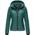 Navahoo Dames Gewatteerde Jas Lulana – Licht, Trendy & Afneembare Capuchon