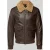 Blauer USA Leren jack met tweewegsritssluiting, model ‘CHEITON’