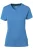 HAKRO Regular Fit Dames T-shirt blauw, Effen
