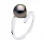 Ring Prestige Zilver 925 Rhodium Geplateerd – Echte Tehiti Parel Rond 7-8 mm