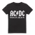 AC/DC Heren Back In Black T-shirt (Zwart)