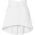 Witte asymmetrische rok met hoge taille – moderne snit en moeiteloze stijl