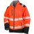SAFE-GUARD by Result Heren Ripstop Veiligheidssoft Shell Jas (Fluorescerend Oranje/Zwart)