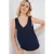 Gestructureerde V-hals Mouwloze Blouse