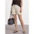 Street One Dames Mid Waist chino shorts in een casual pasvorm in Beige