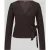 Only Shirt met lange mouwen met wikkellook