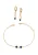 faina Sieraden set  navy / goud