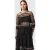 AllSaints Arlea Tulle Top Black