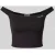 Calvin Klein Jeans Korte top van viscosemix met labeldetail