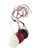 ABOUT YOU Ketting  rood / zwart / wit