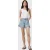 AllSaints Eliana Denim Short Light Indigo