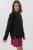 Gestructureerde Crewneck Sweatshirt met Ritssluiting Detail