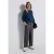 Geruite straight legs broek