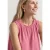 Blouse met gerimpelde ronde hals