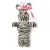 Wouf Sleutelhanger  pink / zwart / wit
