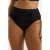 BEACHWAVE Curve high waist bikinibroekje met textuur zwart