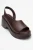 ROY Leren Wedge Sandaal (Dames)