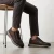 Australian Australian Hawker Sneakers zwart Leer