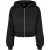 Urban Classics Dames korte oversized hoodie met volledige ritssluiting