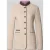 White Label Slim fit blazer van mix van lanawol met opstaande kraag