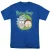 Rick And Morty Uniseks Drijvende Koppen T-shirt voor volwassenen (Royaal Blauw)