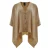 V-halsblouse in crêpe met dalende zijkanten dames Mat Fashion Airwashed