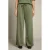 LOLALIZA regular waist wide leg broek – kaki